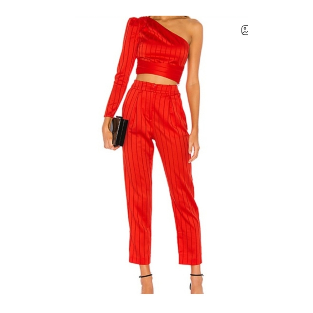 NBD Desma Pant In Vibrant Red Size S